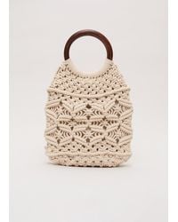 Phase Eight - Macrame Bucket Bag - Lyst