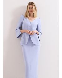 Phase Eight - Gabriela Long Sleeve Midi Dress - Lyst