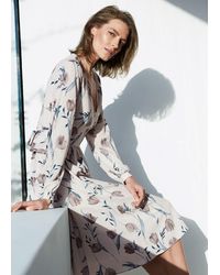Phase Eight 's Arya Floral Frill Hem 
