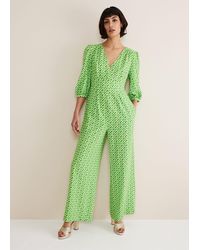 Phase Eight - 's Lacey Geo Wide Leg Jumpsuit - Lyst