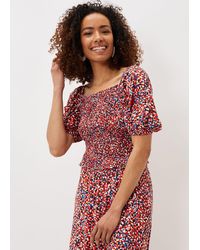 Phase Eight - Kamila Ditsy Print Co-Ord Top - Lyst