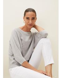 Phase Eight - Cristine Batwing Fine Knit Jumper - Lyst