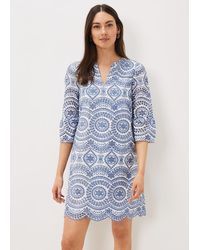 Phase Eight - 's Brianne Broderie Shift Dress - Lyst