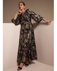 Phase Eight - Ellio Silk Shimmer Maxi Dress - Lyst