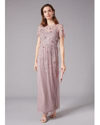 Phase Eight - Shirin Embellished Maxi Dress - Lyst
