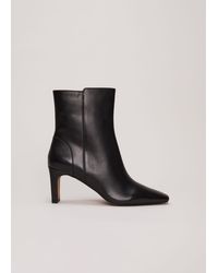 Phase Eight - Leather Ankle Boots - Lyst