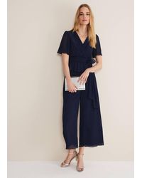 Phase Eight - Aster Plisse Trousers Co-Ord - Lyst