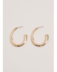 Phase Eight - Textured Hoop Earrings - Lyst