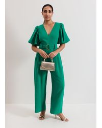 Phase Eight - Petite Margot Puff Sleeve Jumpsuit - Lyst