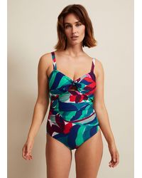 Phase Eight - 's Jungle Palm Print Knot Tie Swimsuit - Lyst