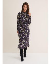 Phase Eight - Zenobia Printed Jersey Dress - Lyst