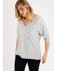 Phase Eight - Pippa Foil Print Top - Lyst