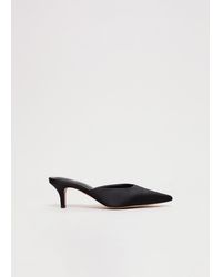 Phase Eight - Satin Mule Shoes - Lyst