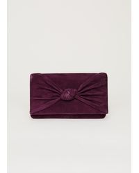 Phase Eight - 's Knot Front Clutch Bag - Lyst