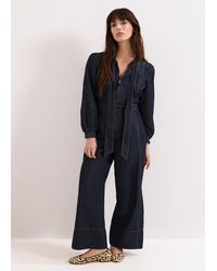 Phase Eight - Patricia Denim Jumpsuit - Lyst