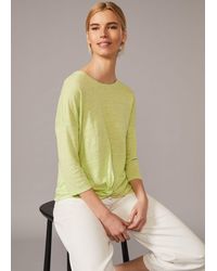 Phase Eight - Catrina Twist Hem Linen Top - Lyst