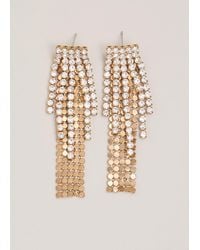 Phase Eight - Chainmail Sparkle Drop Earring - Lyst