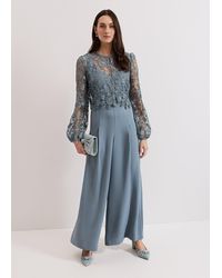 Phase Eight - Vanessa Lace Bodice Jumpsuit - Lyst