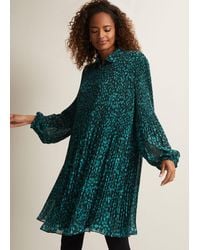 Phase Eight - Ella Ditsy Pleated Mini Dress - Lyst