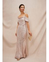 Phase Eight - Poppy Off The Shoulder Sequin Dress - Lyst