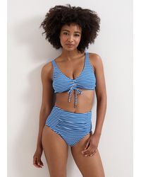 Phase Eight - Colbalt Stripe Bikini Bottom - Lyst