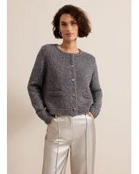 Phase Eight - 's Eden Sequin Knitted Jacket - Lyst