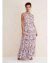 Phase Eight - 's Esme Floral High Neck Maxi Dress - Lyst
