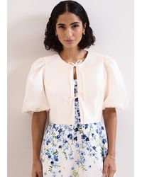 Phase Eight - Paulina Puff Sleeve Jacket - Lyst