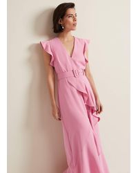 Phase Eight - Phoebe Frill Maxi Dress - Lyst