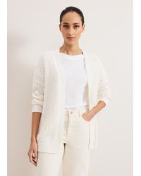 Phase Eight - Antonia Stitch Edge To Edge Cardigan - Lyst