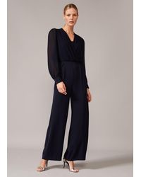 Phase Eight - Jass Chiffon Bodice Jumpsuit - Lyst