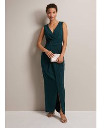 Phase Eight - 's Christabel Dark Green Maxi Dress - Lyst