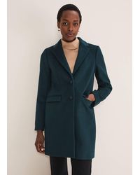 Phase Eight - 's Lydia Forest Green Wool Smart Coat - Lyst