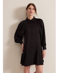Phase Eight - Petite Tila Satin Shirt Dress - Lyst