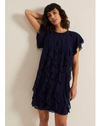Phase Eight - Claudette Frill Dress - Lyst