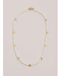 Phase Eight - 's Pearl And Bead Necklace - Lyst