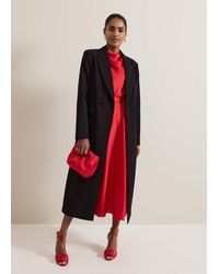 Phase Eight - Maya Fitted Crepe Coat - Lyst