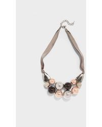 Phase Eight - Katy Mixed Plate Necklace - Lyst