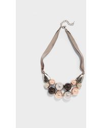 Phase Eight - Katy Mixed Plate Necklace - Lyst