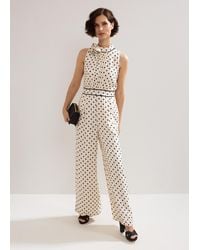 Phase Eight - Marilee Spot Corsage Jumpsuit - Lyst