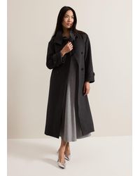 Phase Eight - 's Paloma Funnel Neck Wool Smart Coat - Lyst