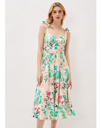 Phase Eight - Joyce Printed Fit & Flare Dress - Lyst