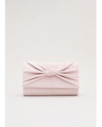 Phase Eight - Knot Front Clutch Bag - Lyst