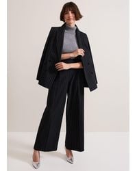 Phase Eight - Pia Pinstripe Wide Leg Trousers - Lyst