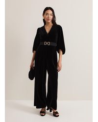 Phase Eight - Myleen Velvet Jumpsuit - Lyst