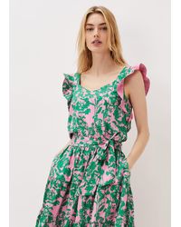 Phase Eight - Cleona Printed Dobby Co-Ord Top - Lyst
