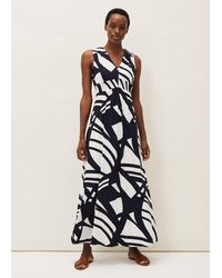 Phase Eight - 's Ostia Abstract Stripe Maxi Dress - Lyst