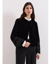 Phase Eight - Eloise Velvet Jacket - Lyst