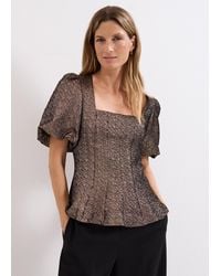 Phase Eight - Kassie Peplum Top - Lyst