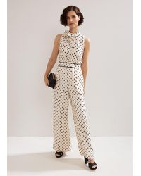 Phase Eight - Marilee Spot Corsage Jumpsuit - Lyst